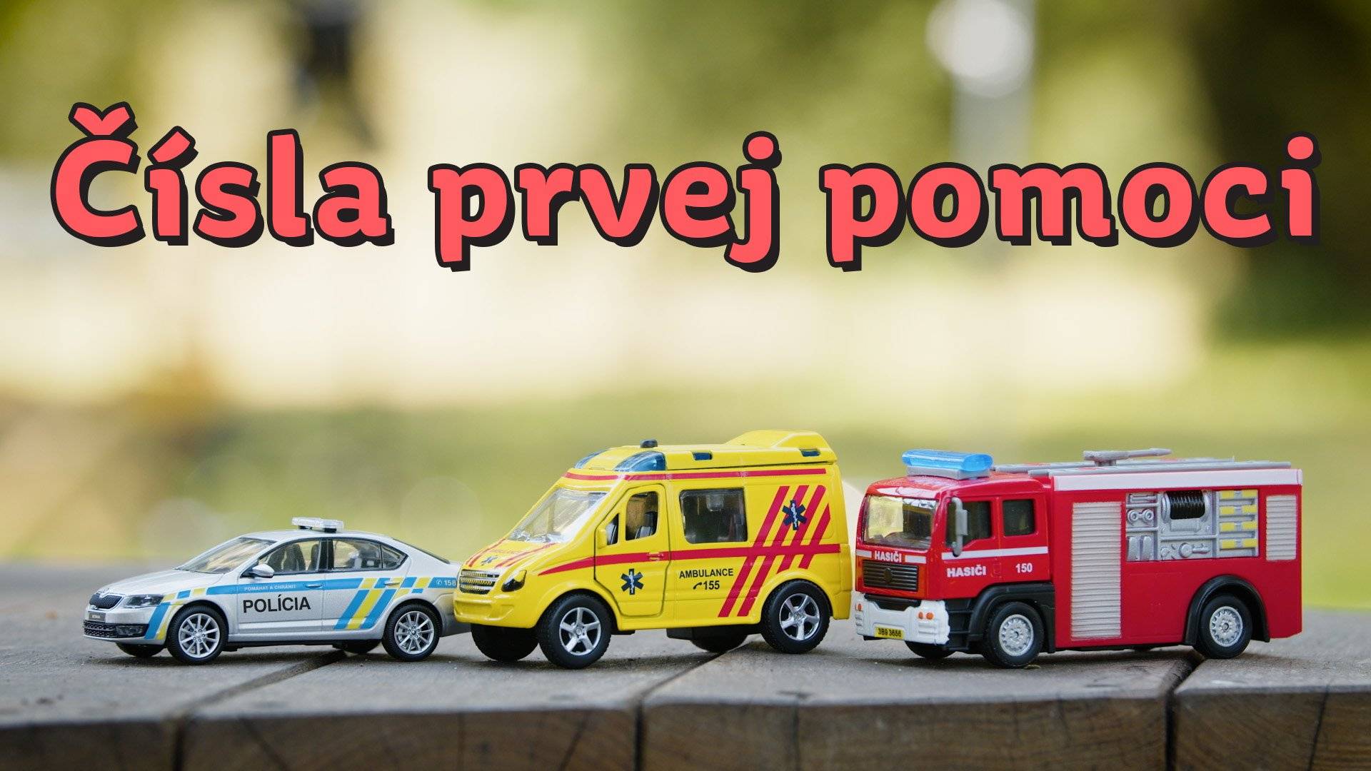 Smejko a Tanculienka - Čísla prvej pomoci